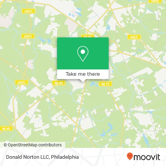 Donald Norton LLC map