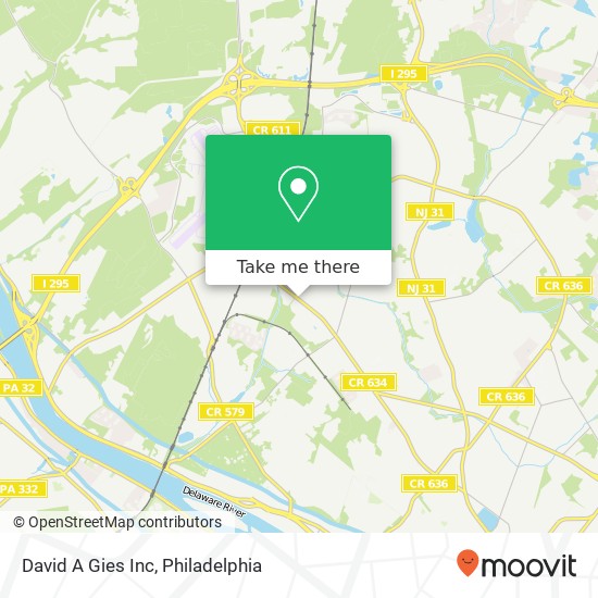 David A Gies Inc map