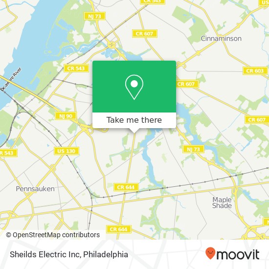 Mapa de Sheilds Electric Inc