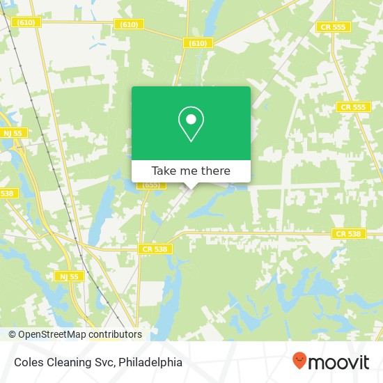 Mapa de Coles Cleaning Svc