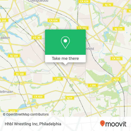 Hhbl Wrestling Inc map