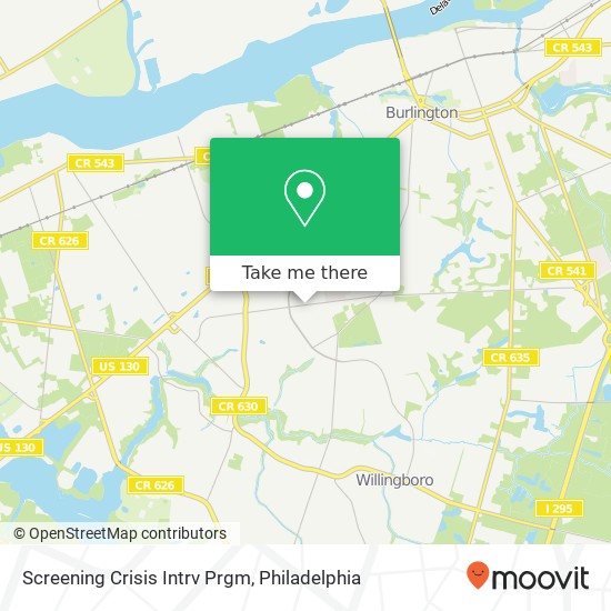 Mapa de Screening Crisis Intrv Prgm