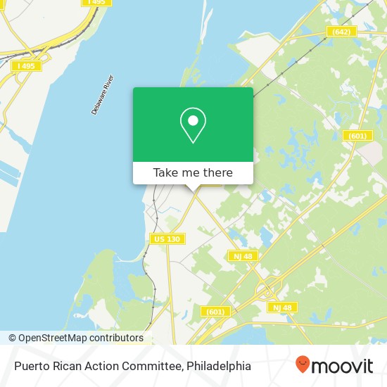 Mapa de Puerto Rican Action Committee