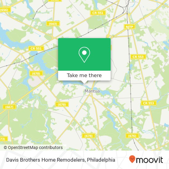 Davis Brothers Home Remodelers map
