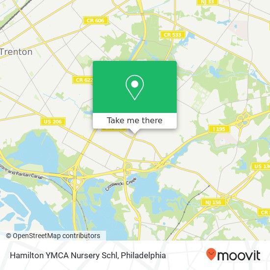 Hamilton YMCA Nursery Schl map