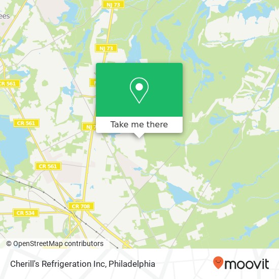 Cherill's Refrigeration Inc map