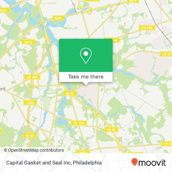 Mapa de Capital Gasket and Seal Inc