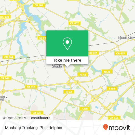 Mapa de Mashaqi Trucking