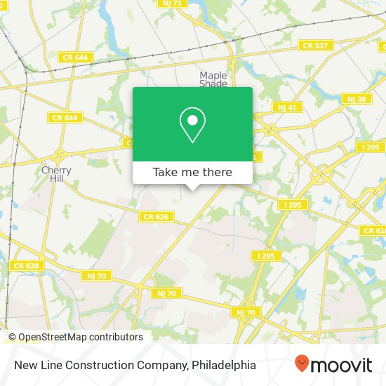 New Line Construction Company map