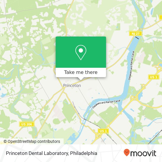 Mapa de Princeton Dental Laboratory