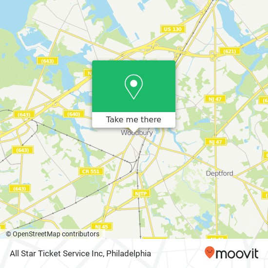 All Star Ticket Service Inc map