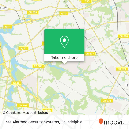 Bee Alarmed Security Systems map