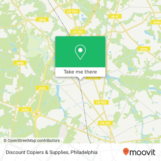 Discount Copiers & Supplies map