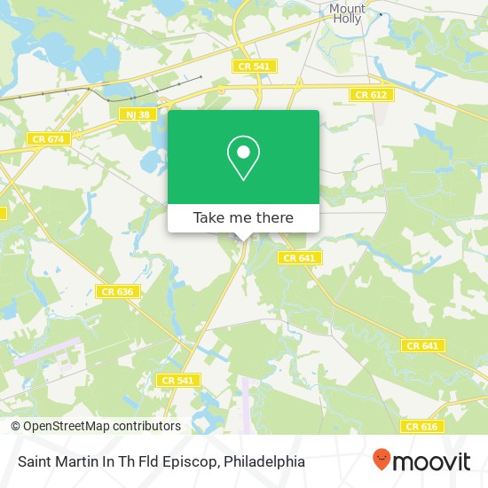 Saint Martin In Th Fld Episcop map