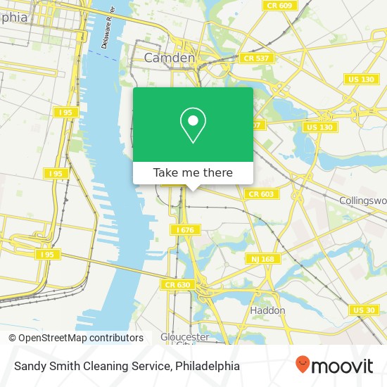 Mapa de Sandy Smith Cleaning Service