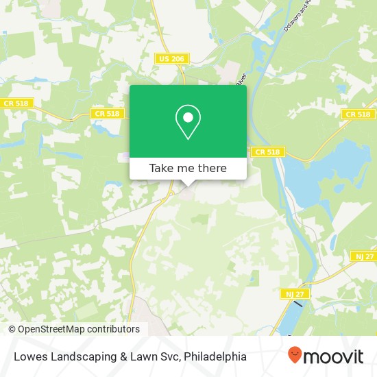 Lowes Landscaping & Lawn Svc map