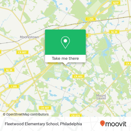 Mapa de Fleetwood Elementary School