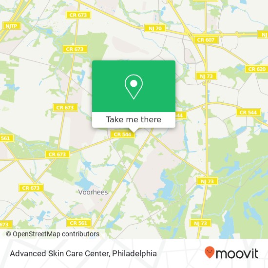 Mapa de Advanced Skin Care Center