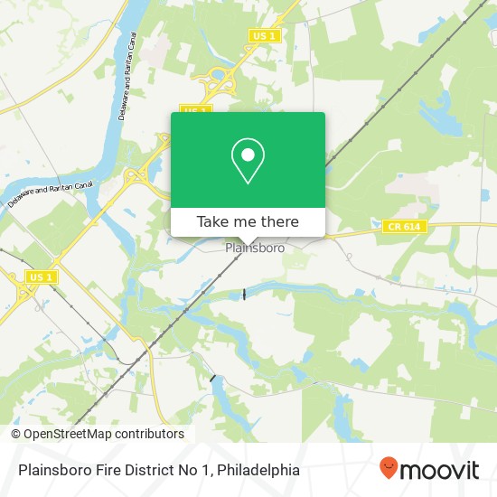 Mapa de Plainsboro Fire District No 1