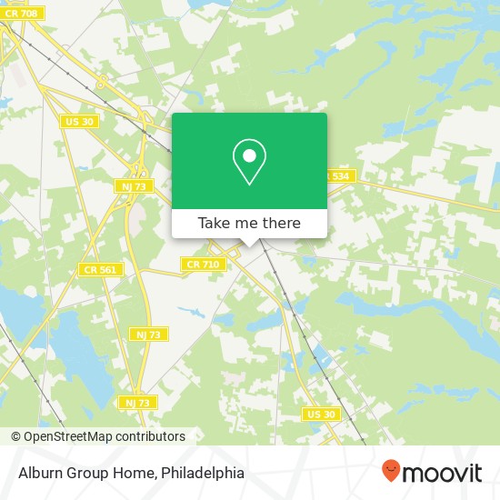 Alburn Group Home map