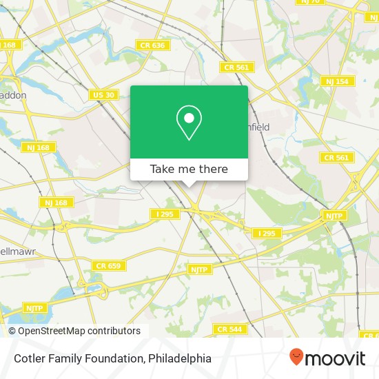 Cotler Family Foundation map