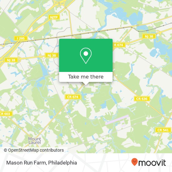 Mapa de Mason Run Farm