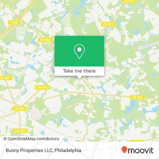 Mapa de Bunny Properties LLC