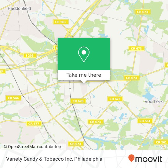 Variety Candy & Tobacco Inc map