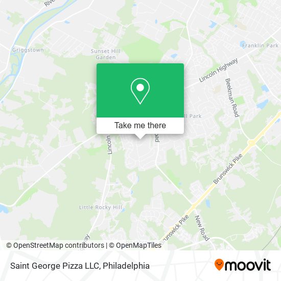 Saint George Pizza LLC map