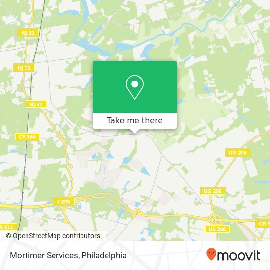 Mortimer Services map