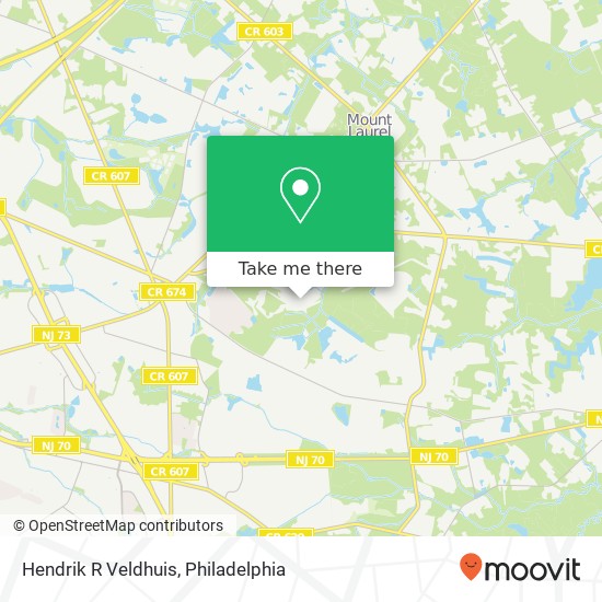 Mapa de Hendrik R Veldhuis