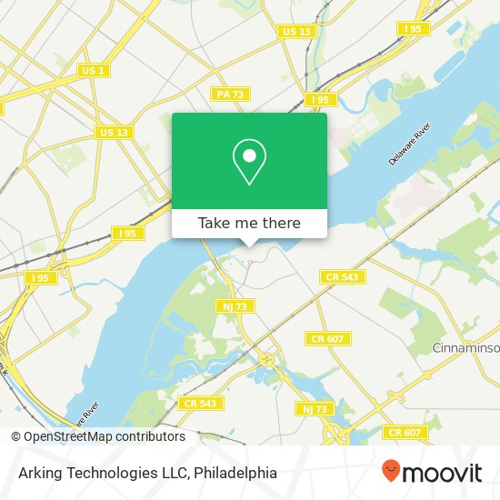 Mapa de Arking Technologies LLC