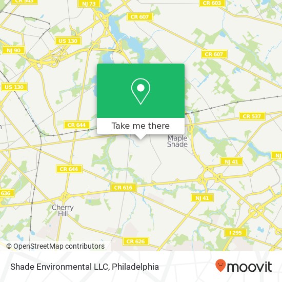 Shade Environmental LLC map