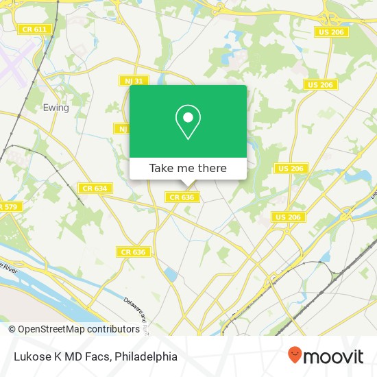 Lukose K MD Facs map