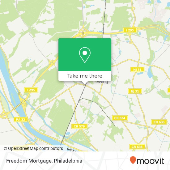 Mapa de Freedom Mortgage