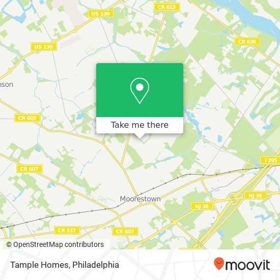 Tample Homes map