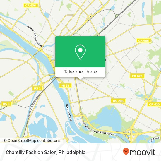 Chantilly Fashion Salon map