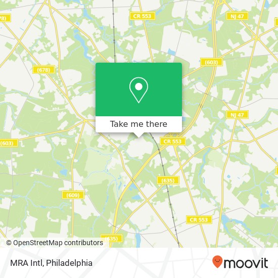 MRA Intl map