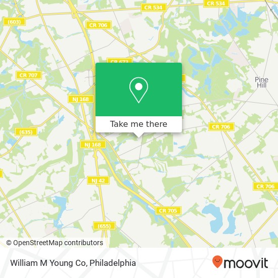 Mapa de William M Young Co