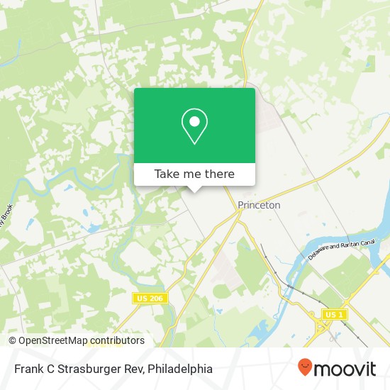 Mapa de Frank C Strasburger Rev