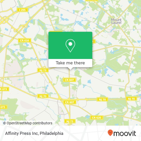 Affinity Press Inc map