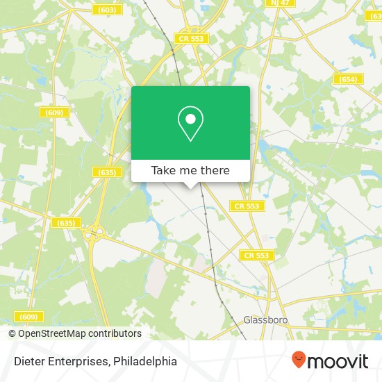 Dieter Enterprises map