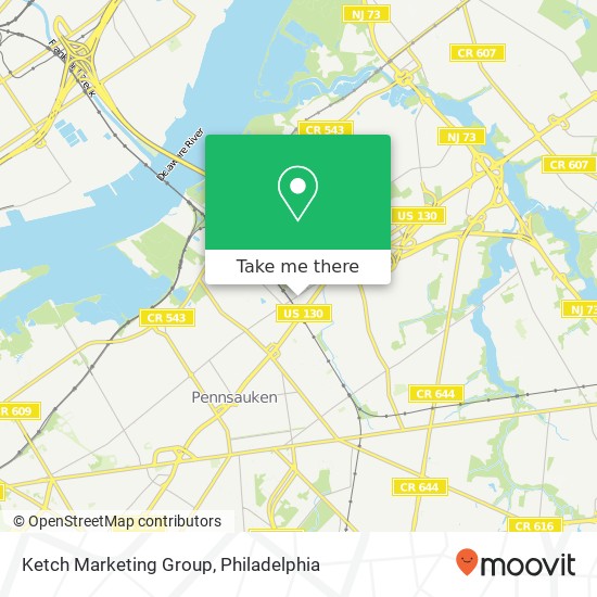 Mapa de Ketch Marketing Group
