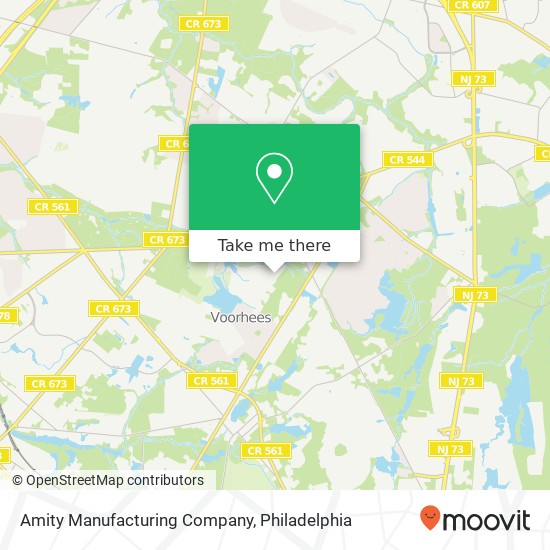 Mapa de Amity Manufacturing Company