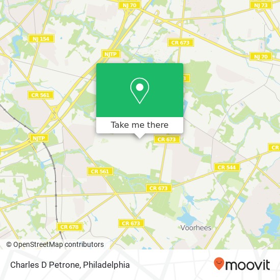 Mapa de Charles D Petrone