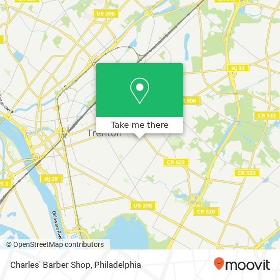 Mapa de Charles' Barber Shop