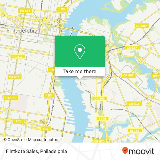Flintkote Sales map