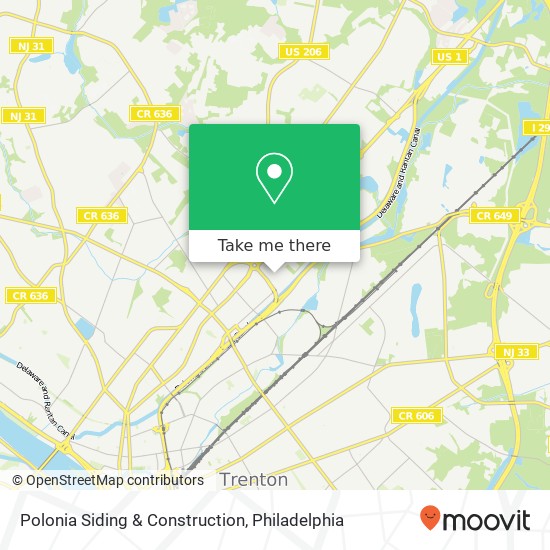 Polonia Siding & Construction map