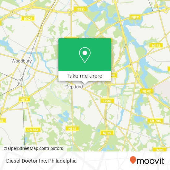 Mapa de Diesel Doctor Inc