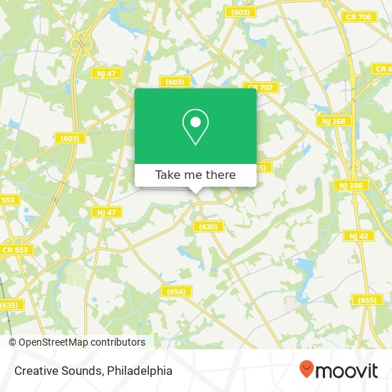 Creative Sounds map